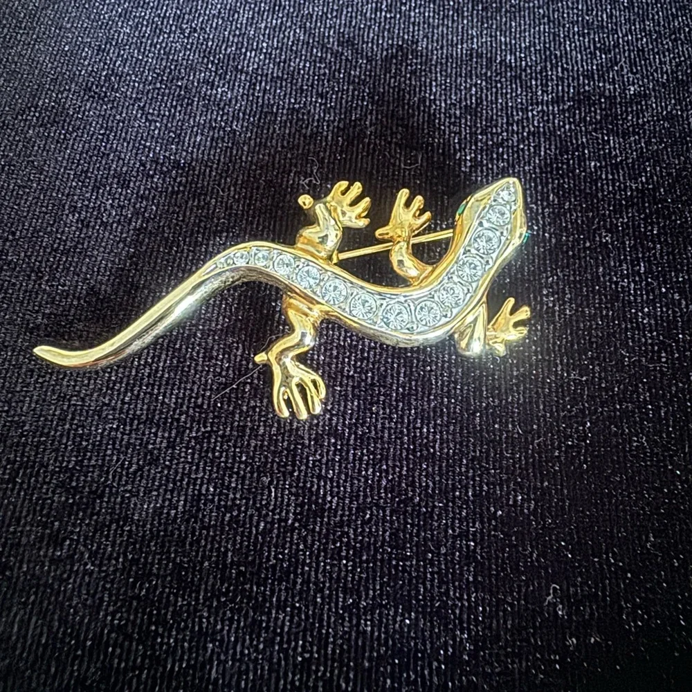 Salamander brooch